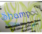 Glossy Paper/White Plastic Stickers (Print Promo)
