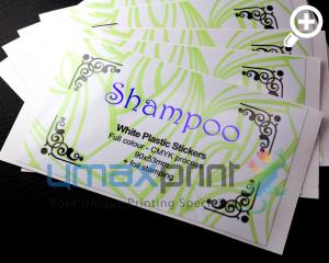 Glossy Paper/White Plastic Stickers (Print Promo)
