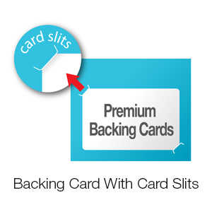 Backing Card With Card Slits
