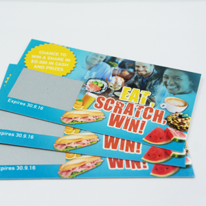 Latex Scratch Off Cards