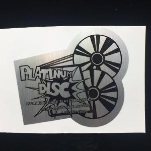 Aluminum Silver Plastic Sticker