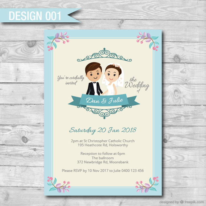 A6 Size Personalised Invitations & Envelopes_Adwords and eBay_umaxprint