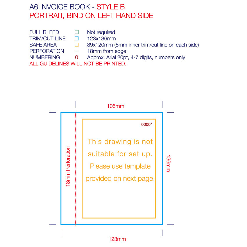 Invoice / Docket Books - A6/DL size