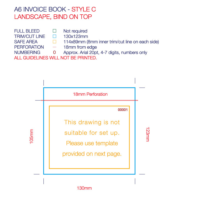 Invoice / Docket Books - A6/DL size