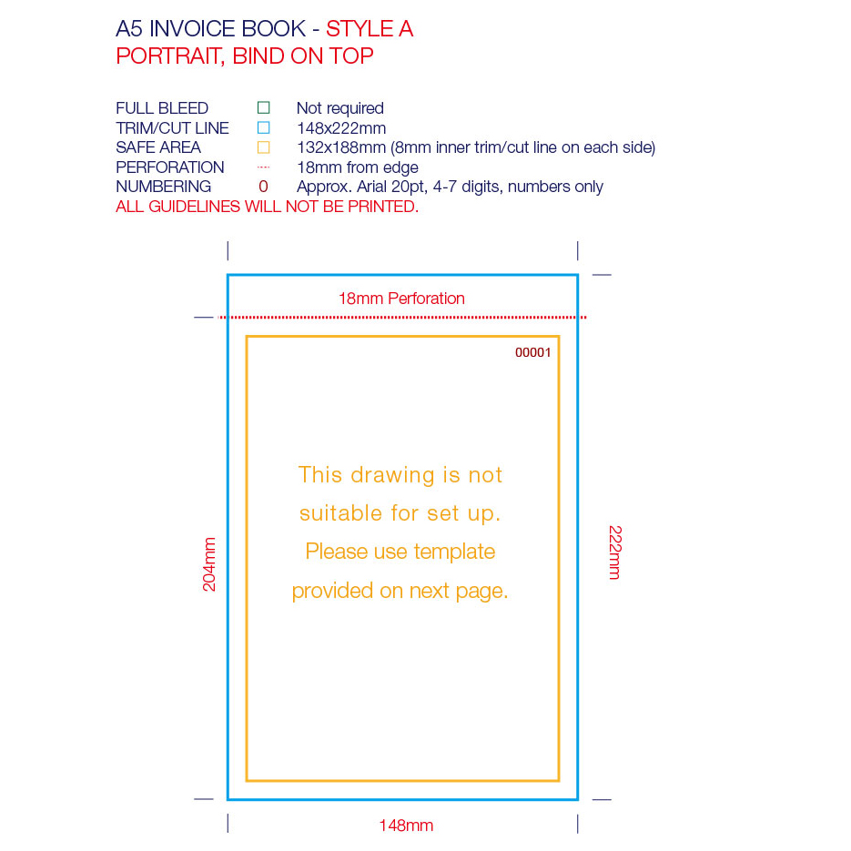 Invoice / Docket Books - A5 size