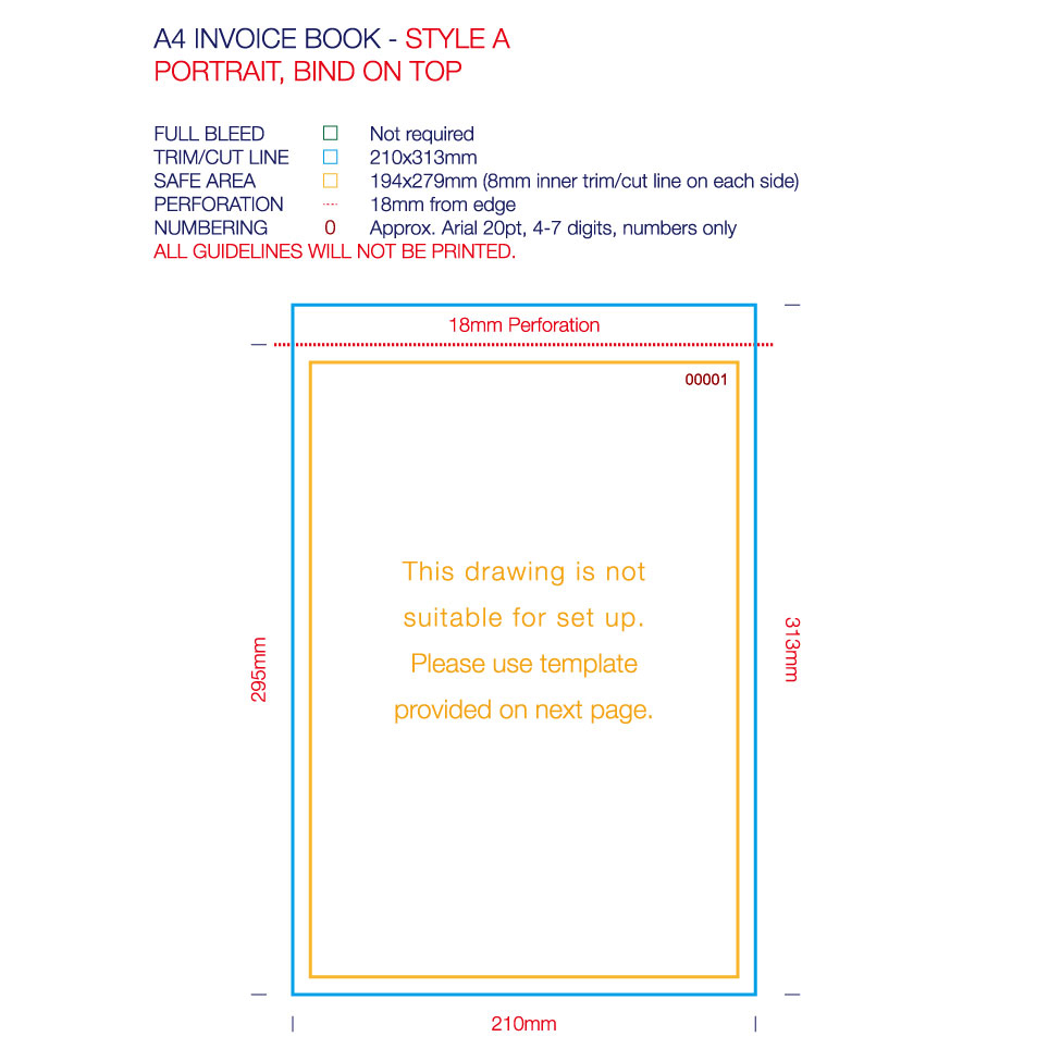 Invoice / Docket Books - A4 size