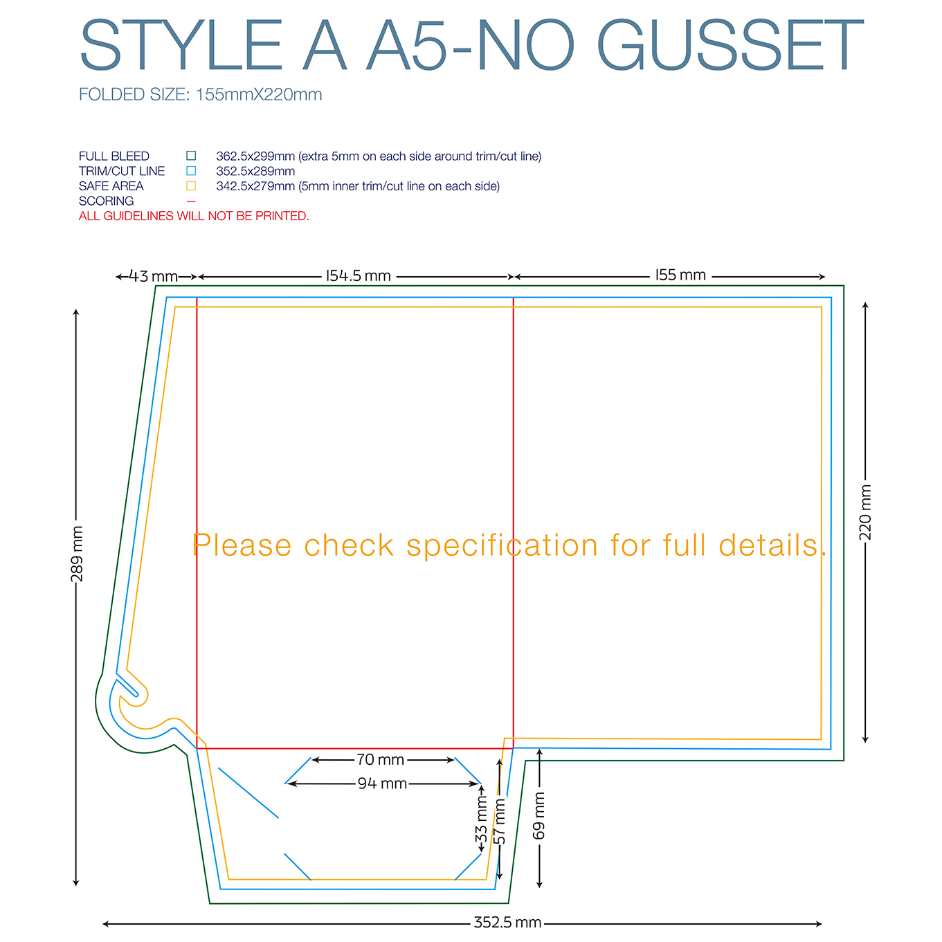 Presentation Folders - A5 Standard