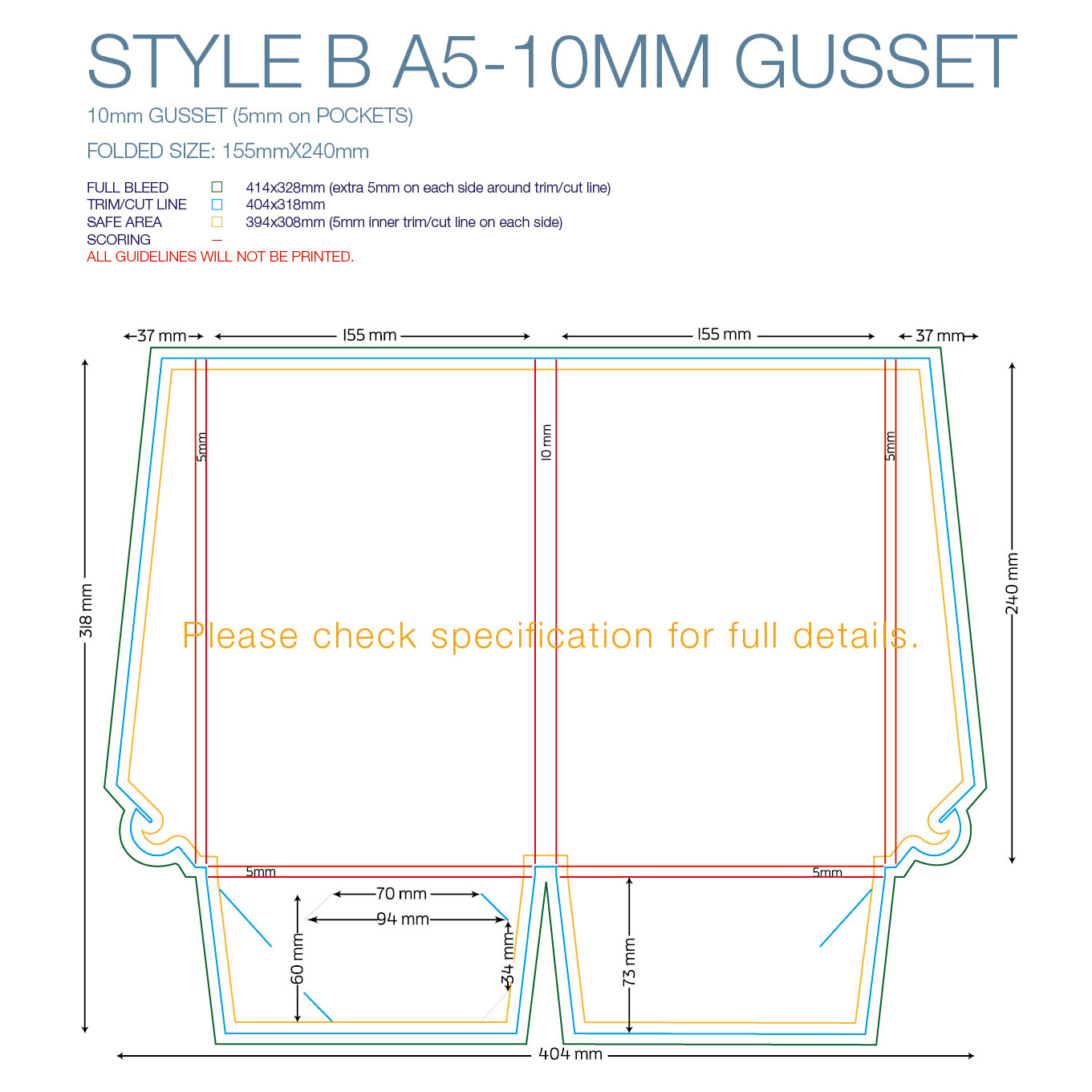 Presentation Folders - A5 Standard