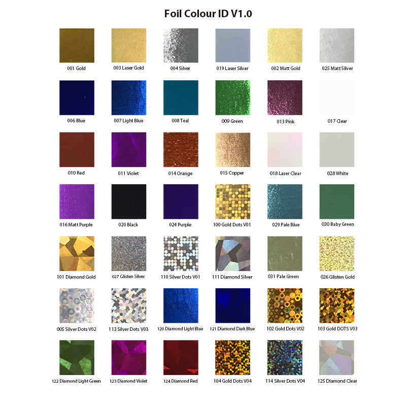 Paper - Foil / Emboss Only Stickers