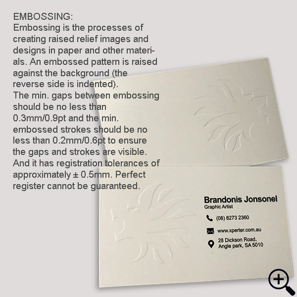 Backing Card With Card Slits