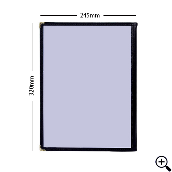 Clear Plastic A4 Menu Covers