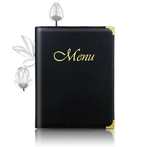 Classic Leather A4 Menu Cover