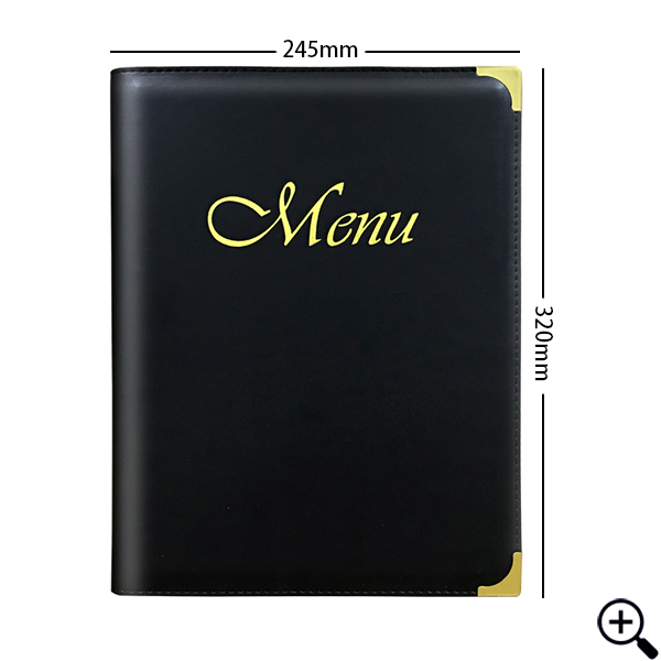 Classic Leather A4 Menu Cover