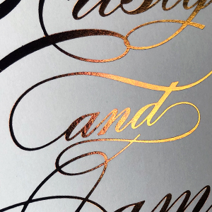 Uncoated/ Textured 300gsm+ Invites