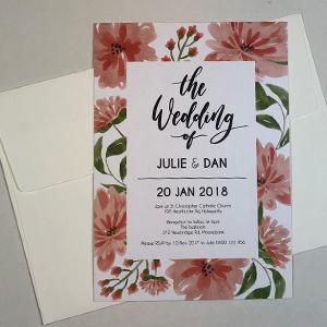 Matt Laminated Invites - A6/DL size