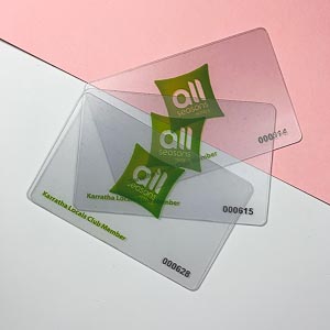 Plastic Cards - 0.76mm Frosted