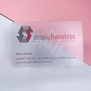 Plastic Cards - 0.76mm Frosted