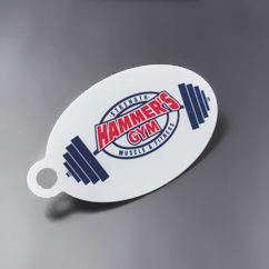 Plastic Key Tags -  0.76mm